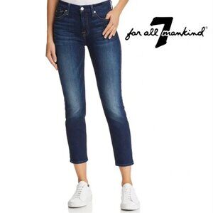 7 For All ManKind Kimmie Crop Jeans ❣️ Original Release ❣️ Dark Rinse